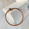 Pulsera rígida con broche - Rose Gold